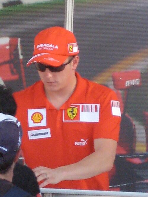 Retrato de Kimi Räikkönen