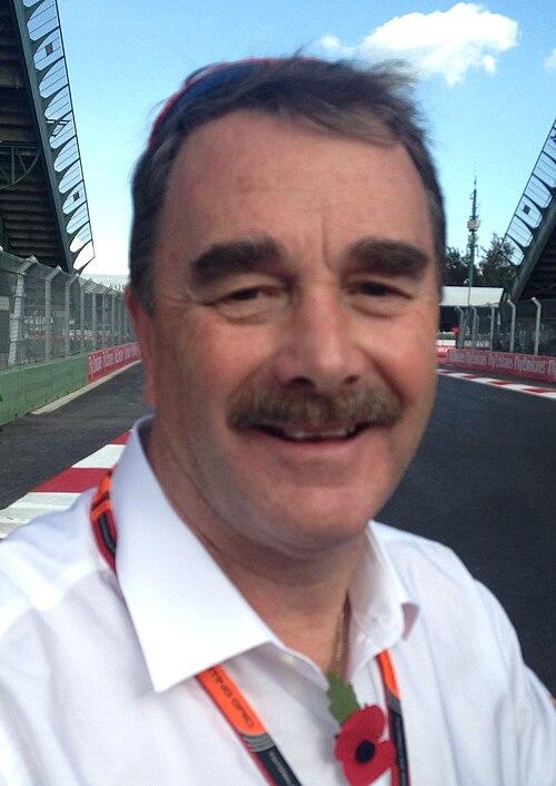 Retrato de Nigel Mansell